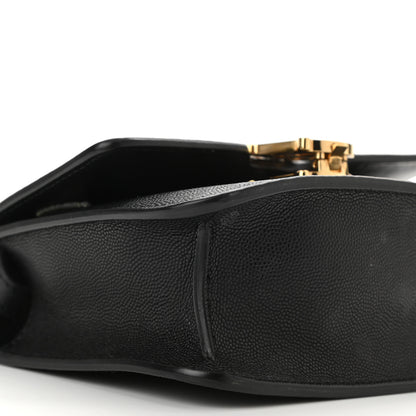 Burberry Grained Calfskin Mini TB Bag Black 8 of 9