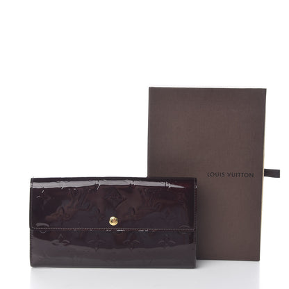 Louis Vuitton Vernis Sarah Wallet Amarante 9 of 9