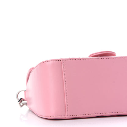 Gucci Calfskin Matelasse Mini GG Marmont Top Handle Shoulder Bag Wild Rose 8 of 9