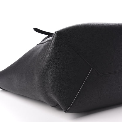 Celine Soft Grained Calfskin Medium Belt Cabas Phantom Black 8 of 9