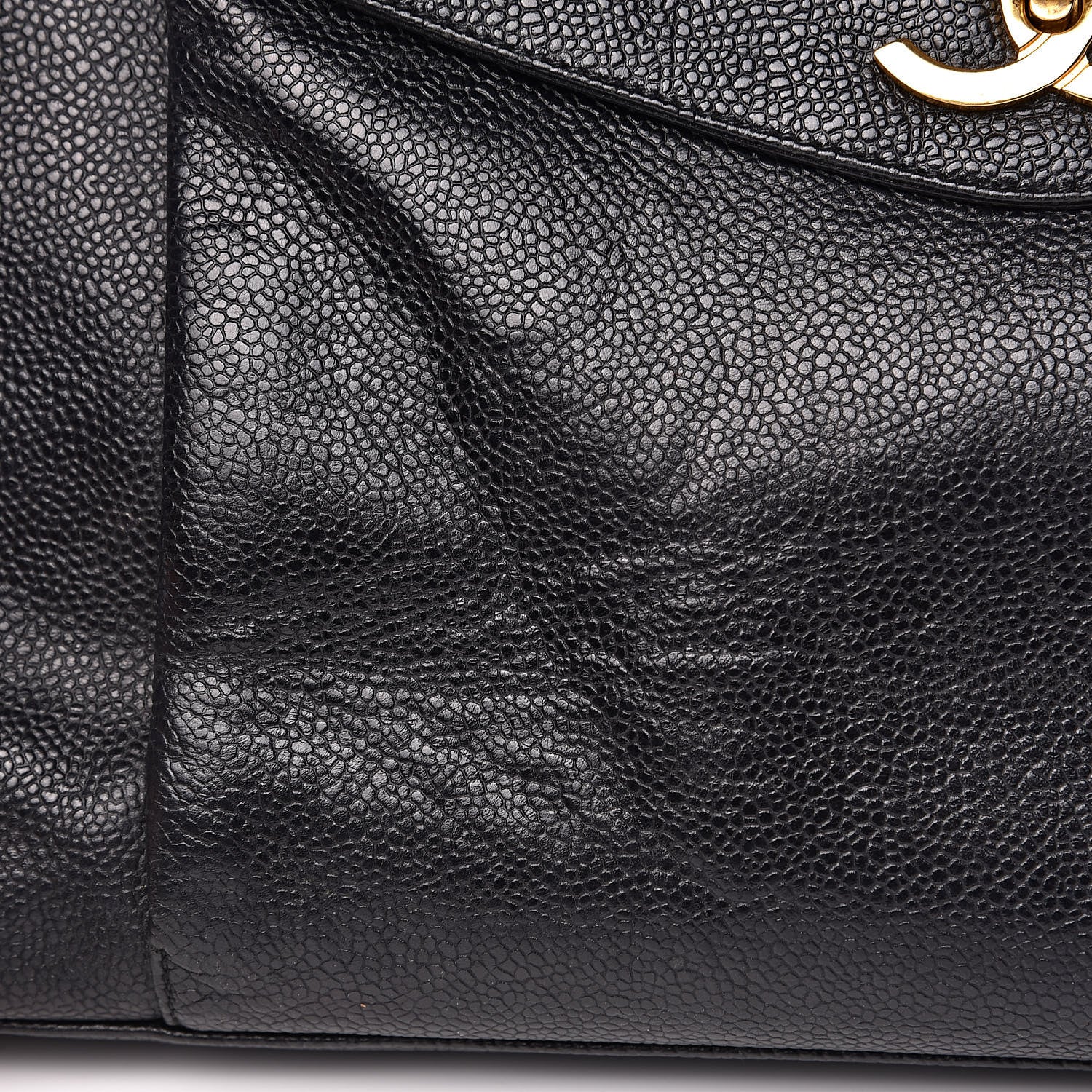 Chanel Caviar CC Shoulder Bag Black 14 of 18