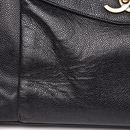 Chanel Caviar CC Shoulder Bag Black 14 of 18