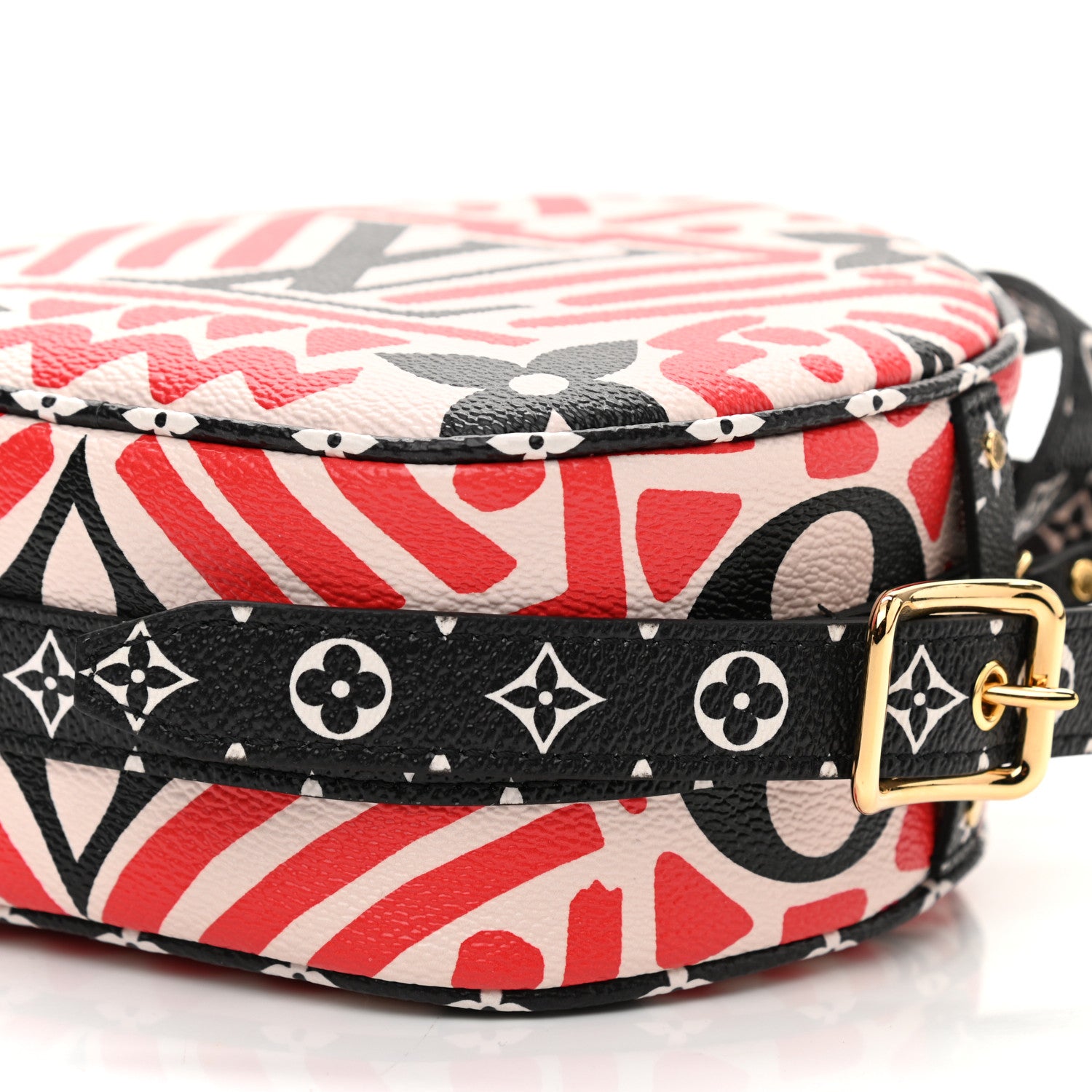 Louis Vuitton Monogram Giant Crafty Boite Chapeau Souple PM Creme Rouge Black 9 of 9