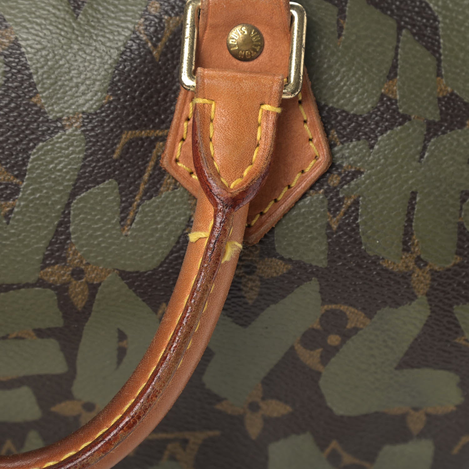 Louis Vuitton Monogram Graffiti Speedy 30 Kaki 12 of 14