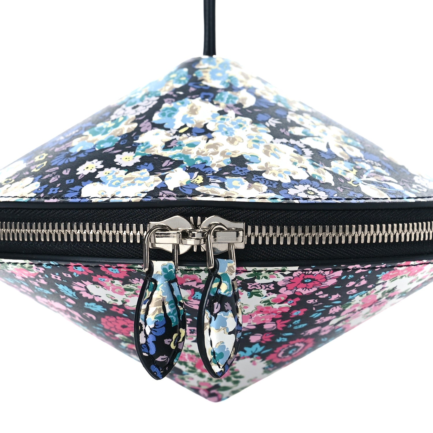 Louis Vuitton Calfskin Floral Print Toupie Multicolor 8 of 9