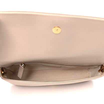 Saint Laurent Calfskin Medium Monogram Kate 99 Oat 4 of 8