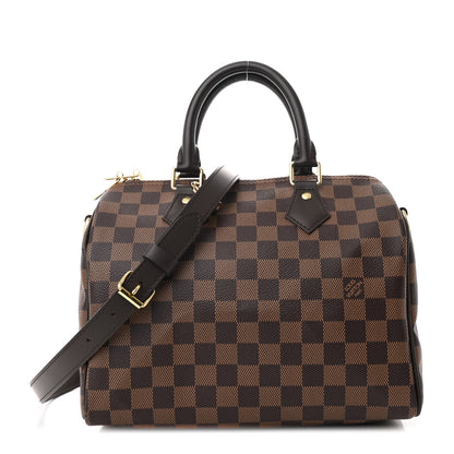Louis Vuitton Damier Ebene Speedy Bandouliere 25 1 of 10