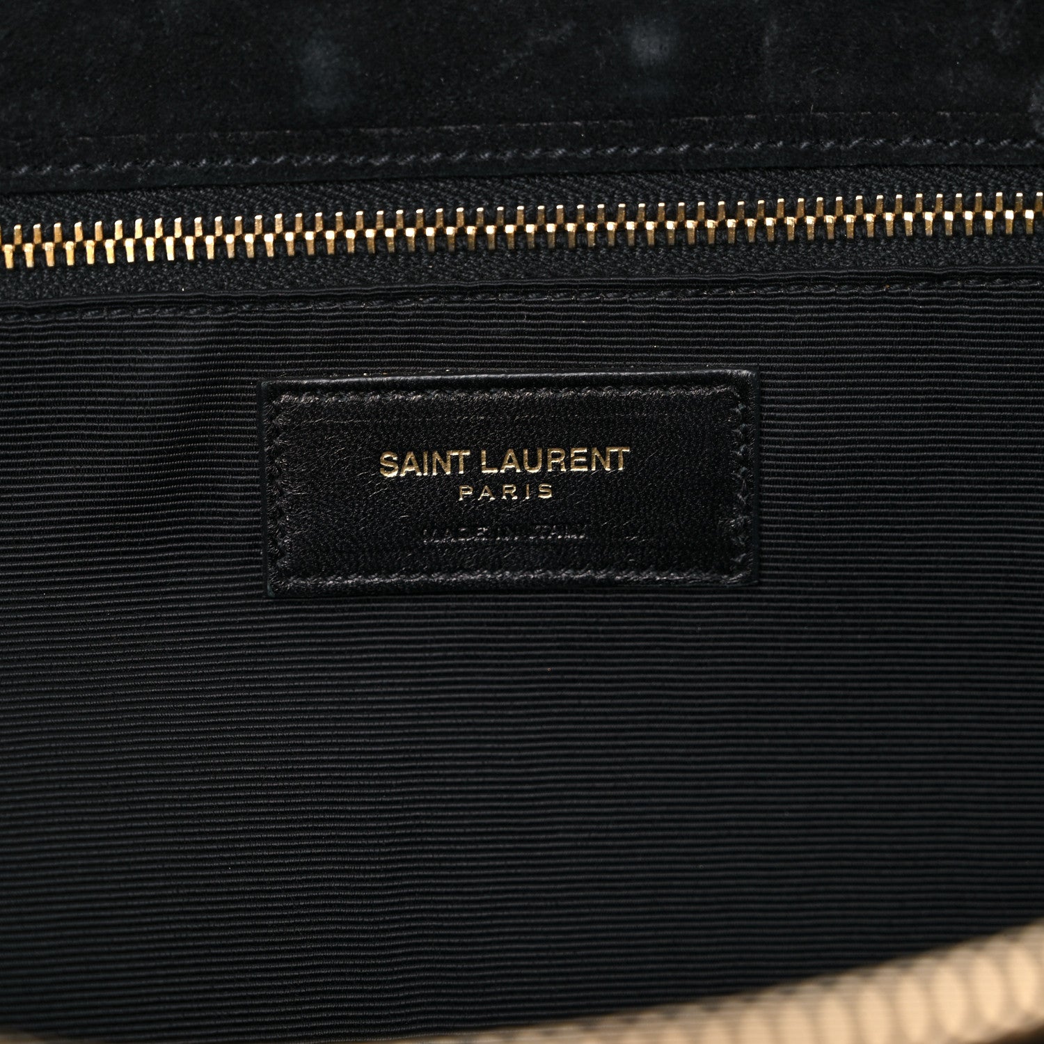 Saint Laurent Suede Monogram Cassandre Shopper Black 5 of 30