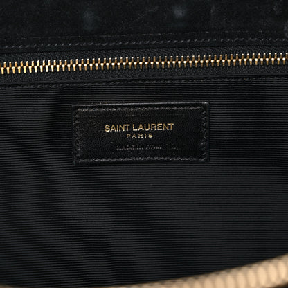 Saint Laurent Suede Monogram Cassandre Shopper Black 5 of 30