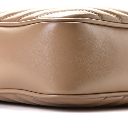 Saint Laurent Calfskin Matelasse Monogram Lou Camera Bag Dark Beige 8 of 9