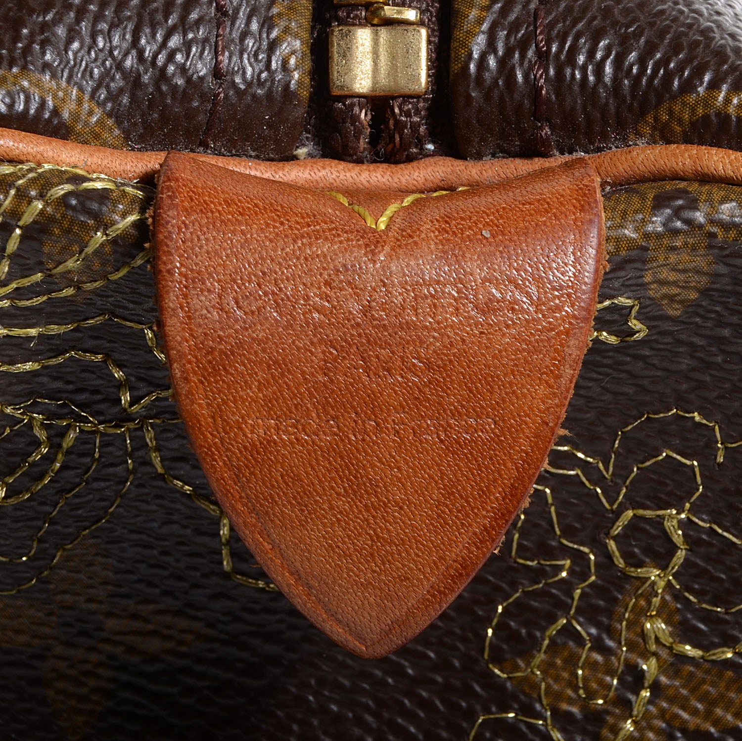 Louis Vuitton Monogram Dentelle Speedy 30 Gold 7 of 7