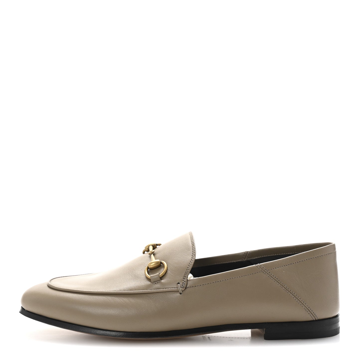 Lambskin Womens Brixton Horsebit Loafers 40 Mud