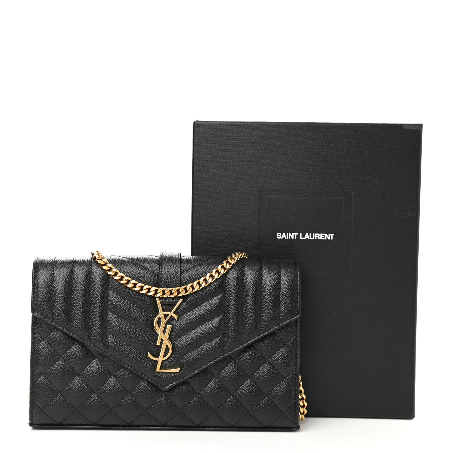 Saint Laurent Grain De Poudre Textured Mixed Matelasse Triquilt Small Monogram Satchel Black 11 of 11