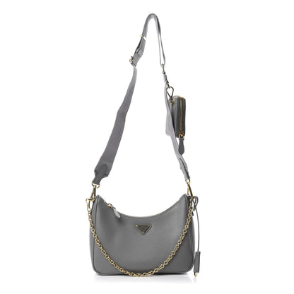 Prada Saffiano Re-Edition 2005 Shoulder Bag Ardesia 1 of 10