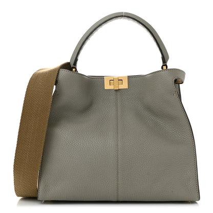 Fendi Cuoio Romano Selleria Medium Peekaboo X-Lite Nube 1 of 10