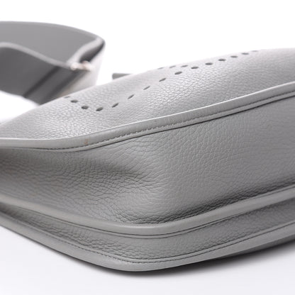 Hermes Taurillon Clemence Evelyne III PM Gris Mouette 8 of 17