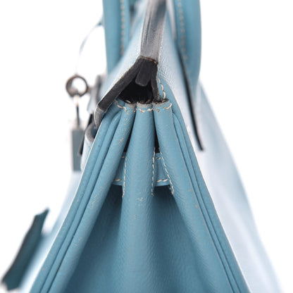 Hermes Epsom Birkin 25 Bleu Jean 13 of 18