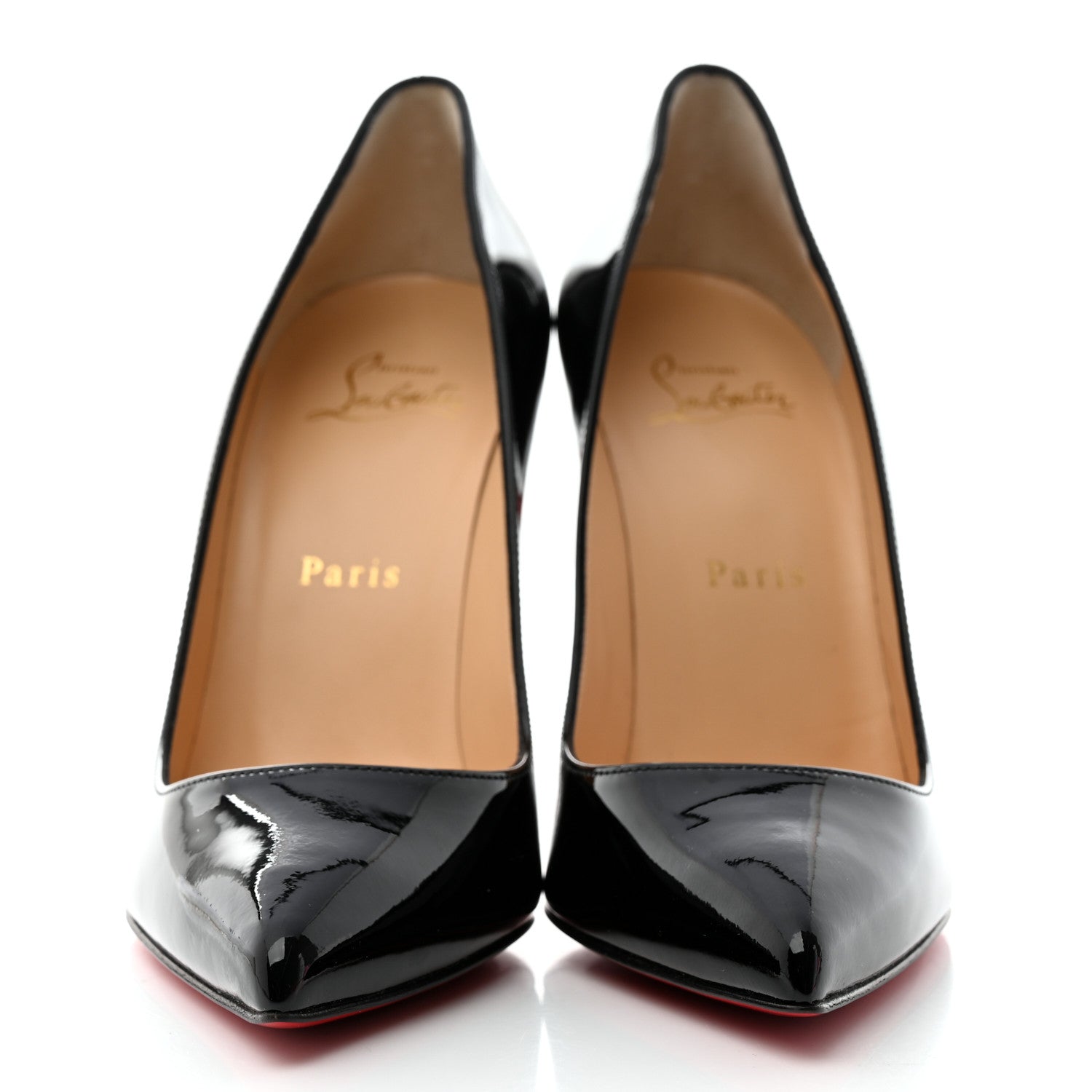 Christian Louboutin Patent Pigalle Follies 100 Pumps 37.5 Black 2 of 8
