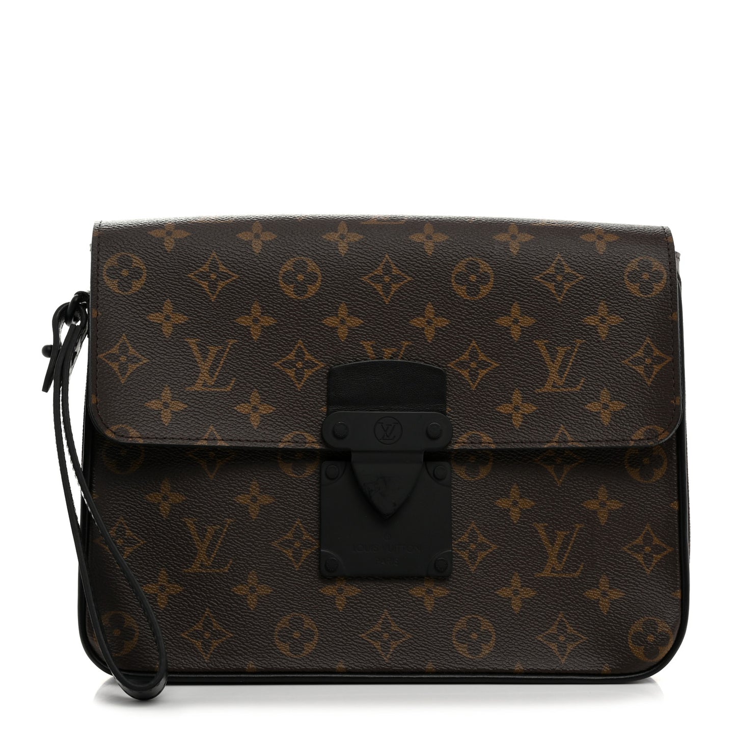Monogram Macassar S Lock A4 Pouch