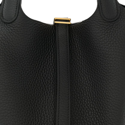 Hermes Taurillon Clemence Picotin Lock 18 PM Black 8 of 11