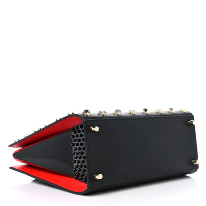Christian Louboutin Calfskin Spikes Loubinthesky Medium Paloma Black Multimetal 4 of 9