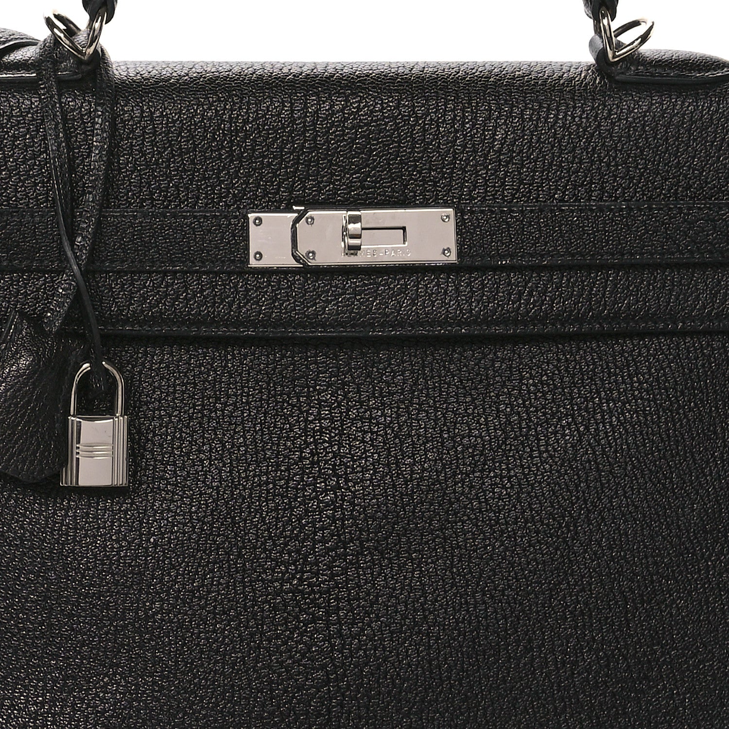 Hermes Chevre De Coromandel Kelly Retourne 35 Black 8 of 10