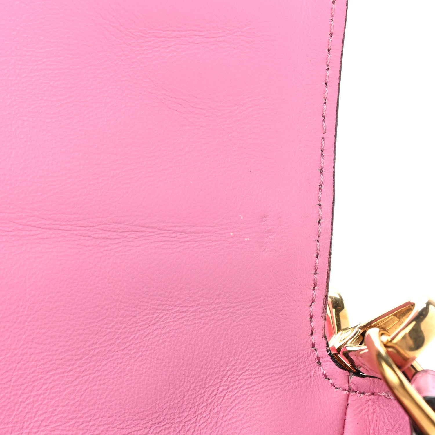Fendi Nappa FF 1974 Embossed Baguette Lollypop 10 of 12