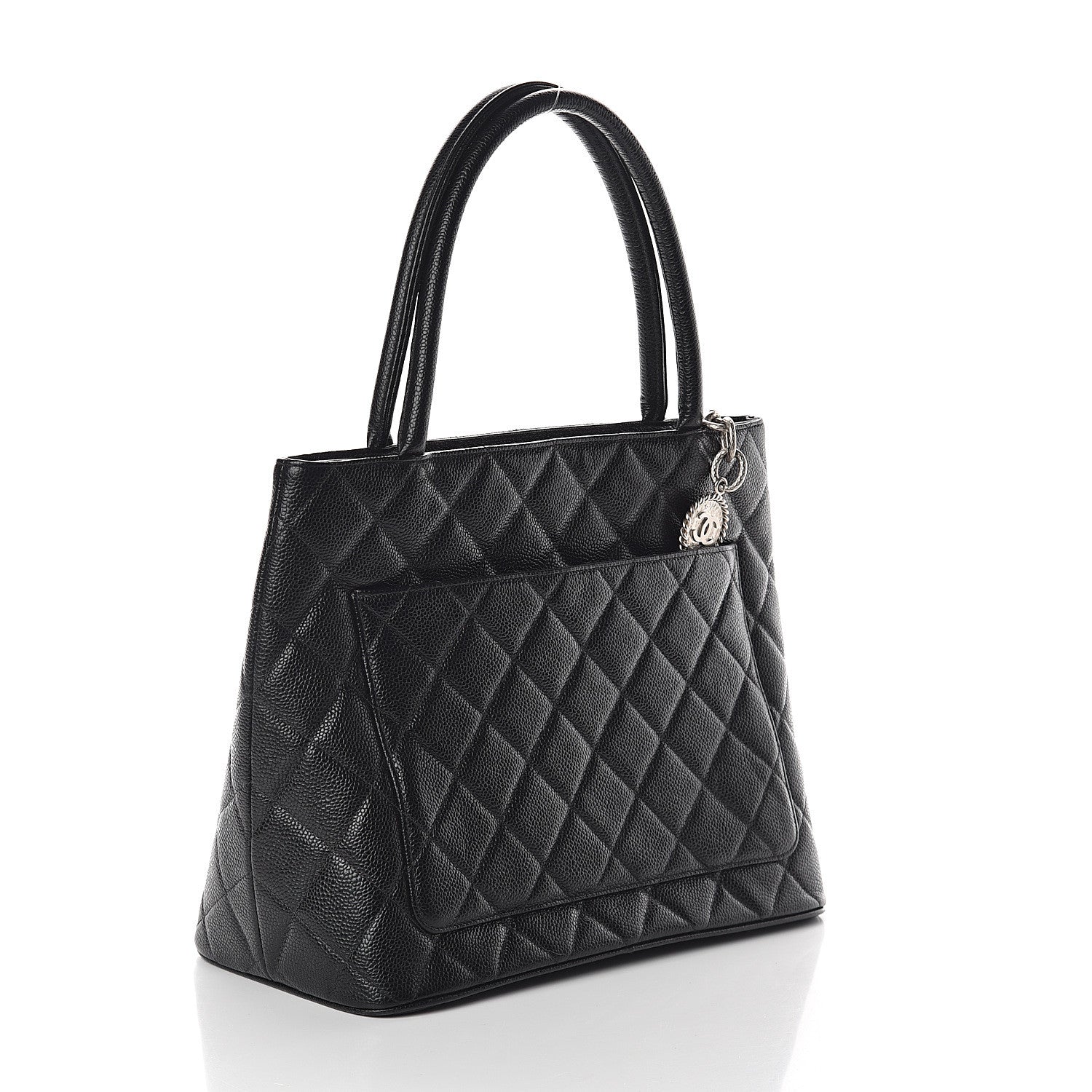 Chanel Caviar Quilted Medallion Tote Black 2 of 9