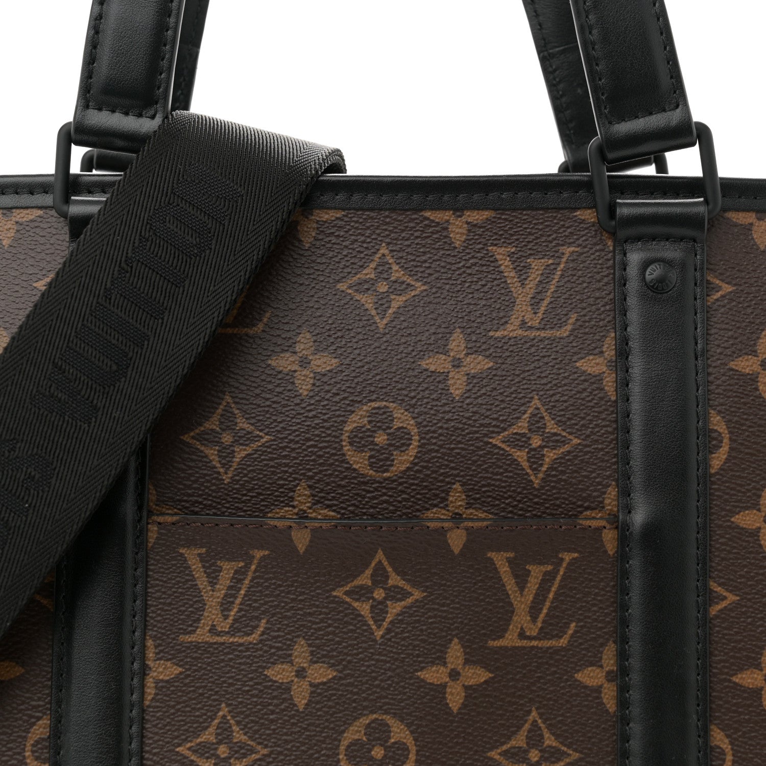 Louis Vuitton Monogram Macassar Weekend Tote PM 6 of 8