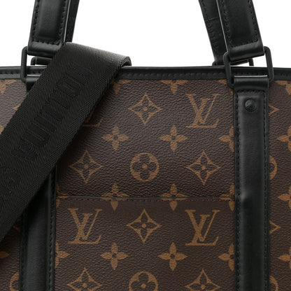 Louis Vuitton Monogram Macassar Weekend Tote PM 6 of 8