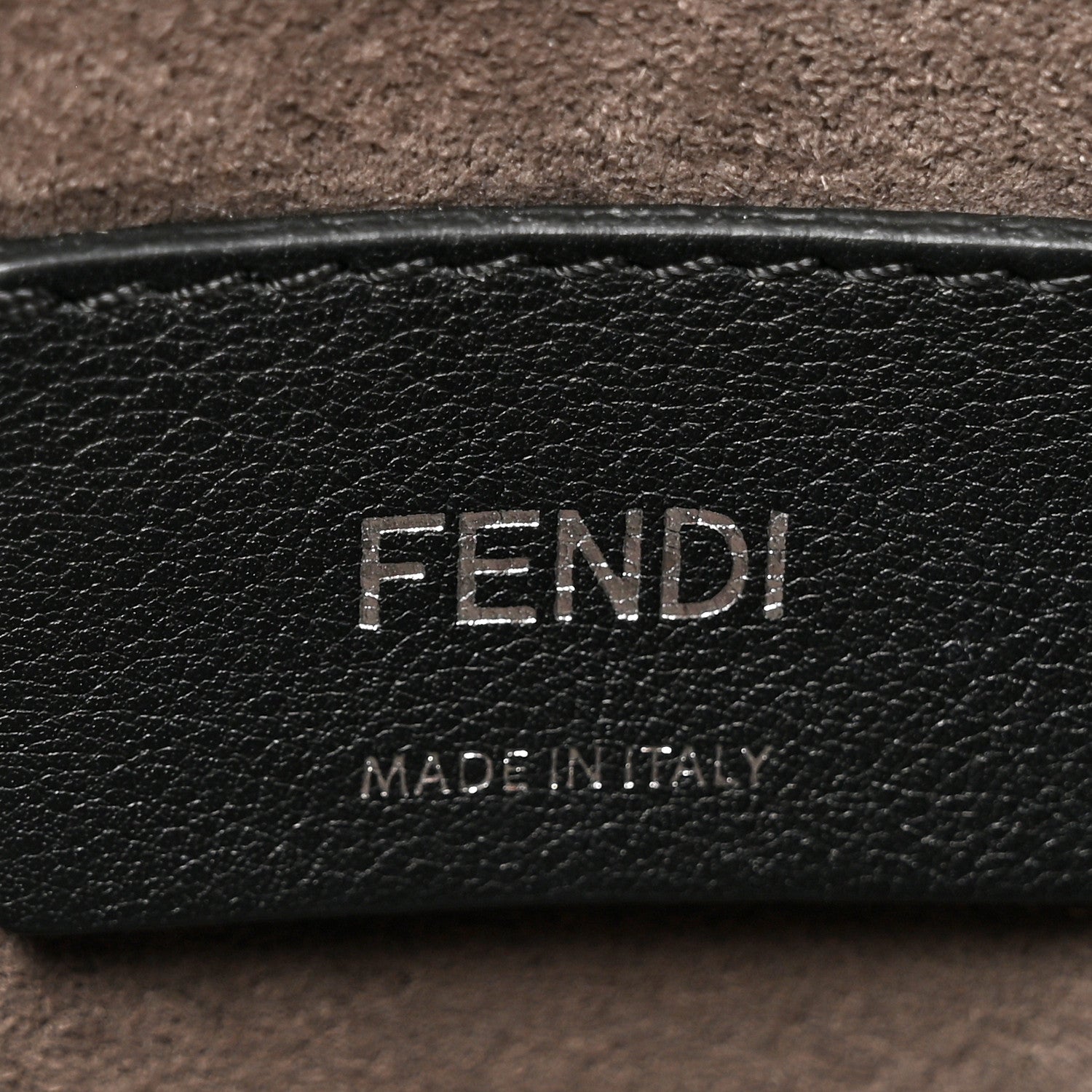 Fendi Vitello Catalan Mirror Scalloped Multi Studded Small Kan I Shoulder Bag Argento 7 of 18