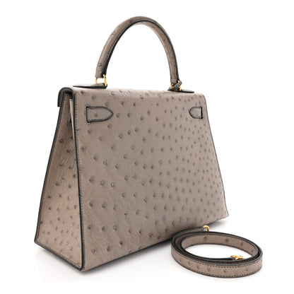 Hermes Ostrich Kelly Sellier 28 Mousse 3 of 18