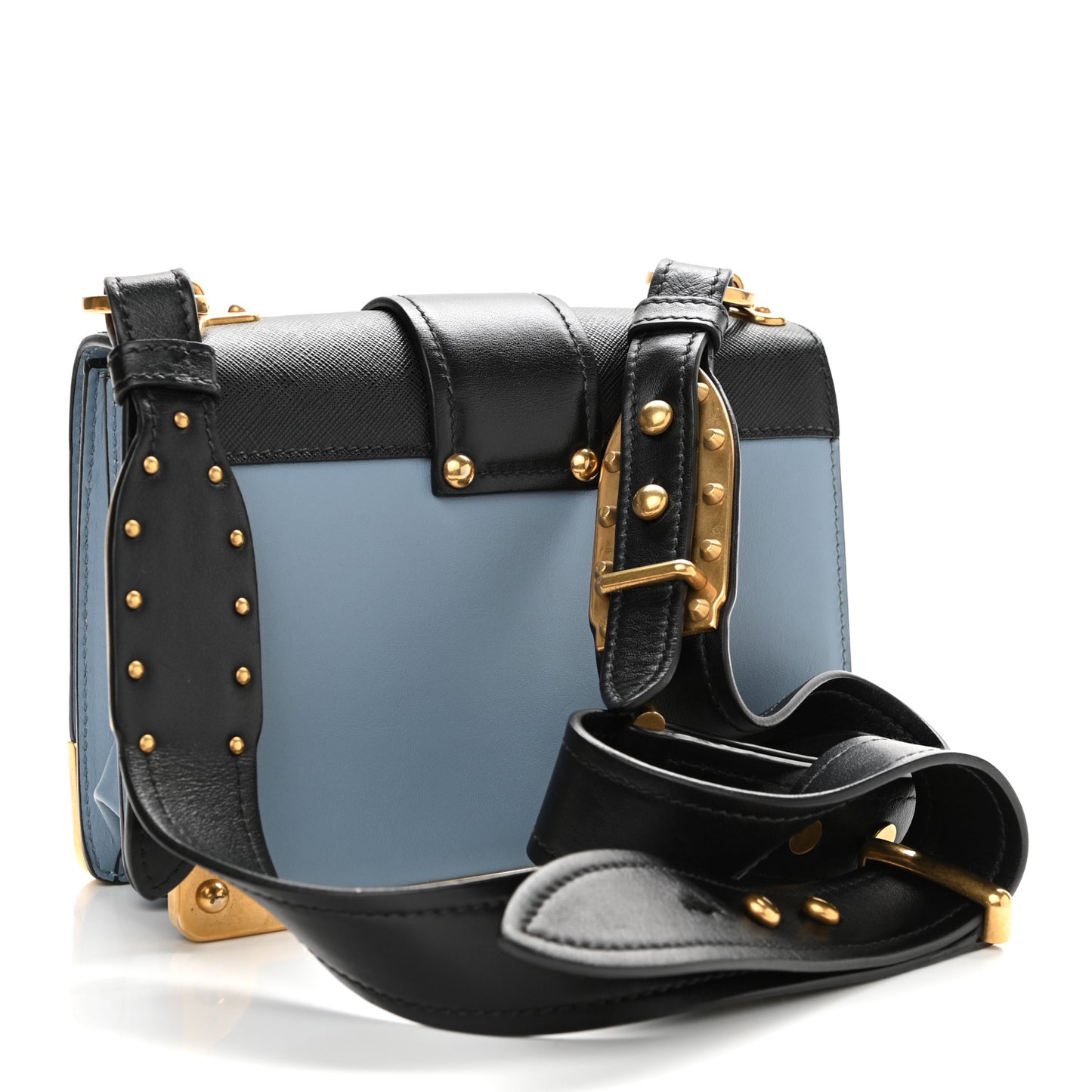 City Calf Saffiano Cahier Bag Astrale Black