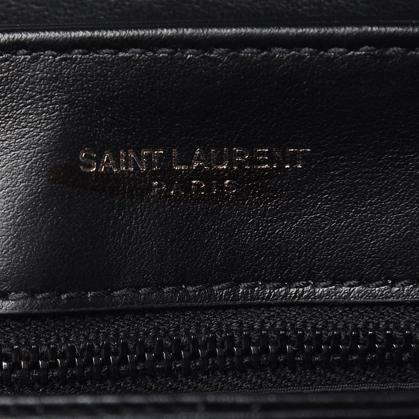 Calfskin Y Quilted Monogram Toy Loulou Crossbody Bag Black