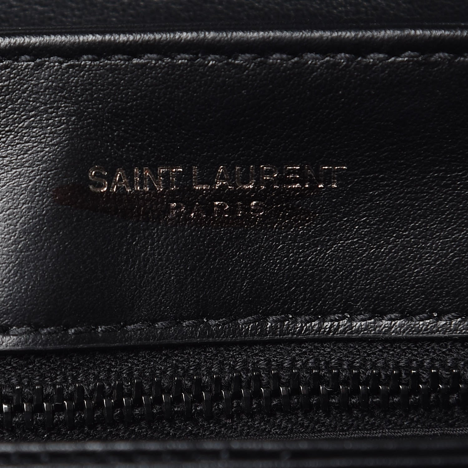 Saint Laurent Calfskin Y Quilted Monogram Toy Loulou Crossbody Bag Black 8 of 14