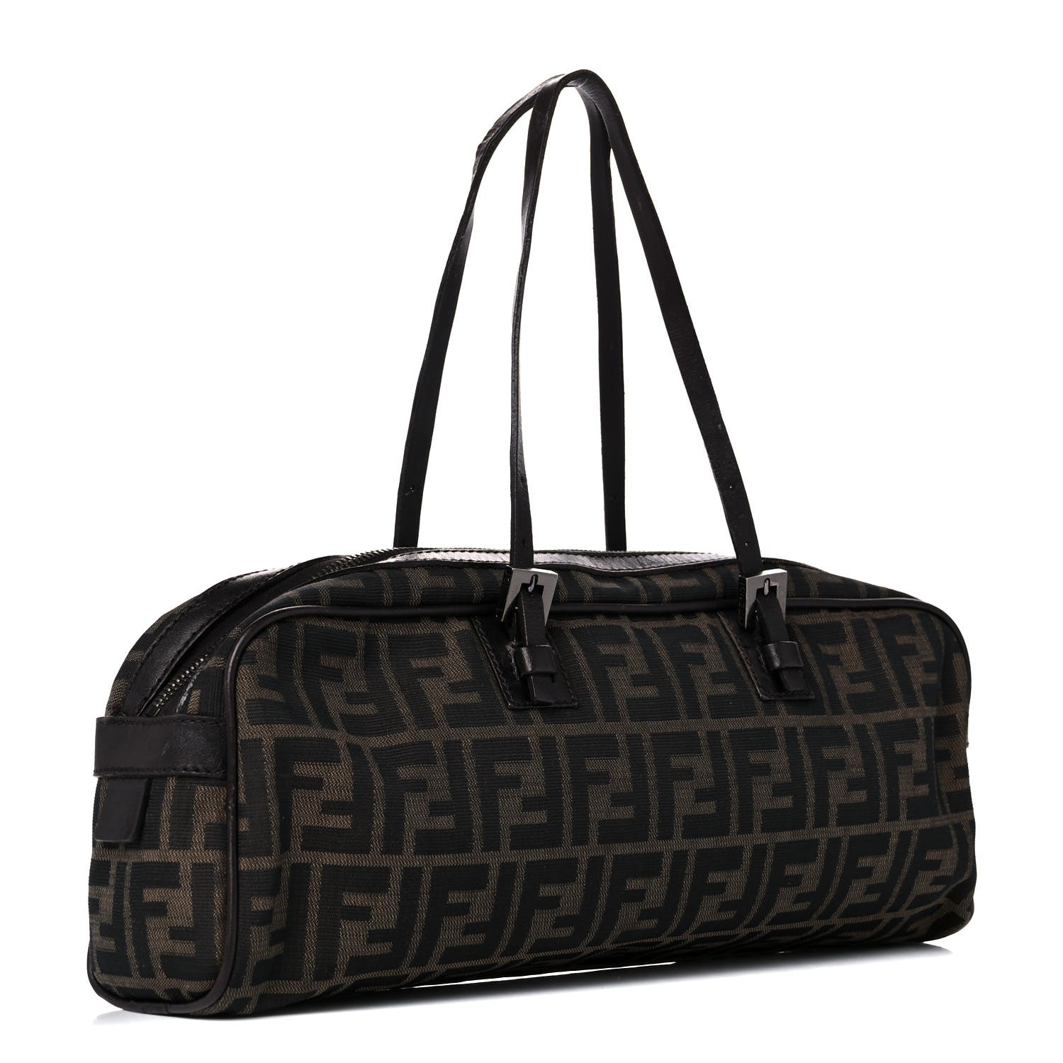 Fendi Zucca Buckle Tote Tobacco 2 of 27