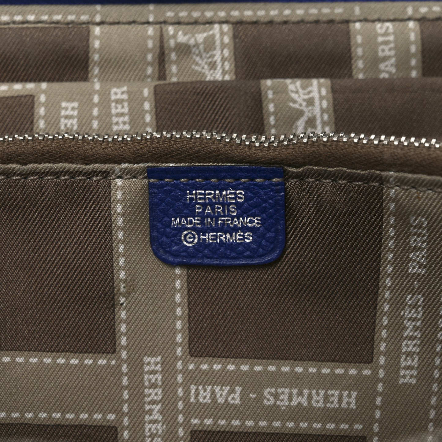 Epsom Silk'In Wallet Bleu Electrique