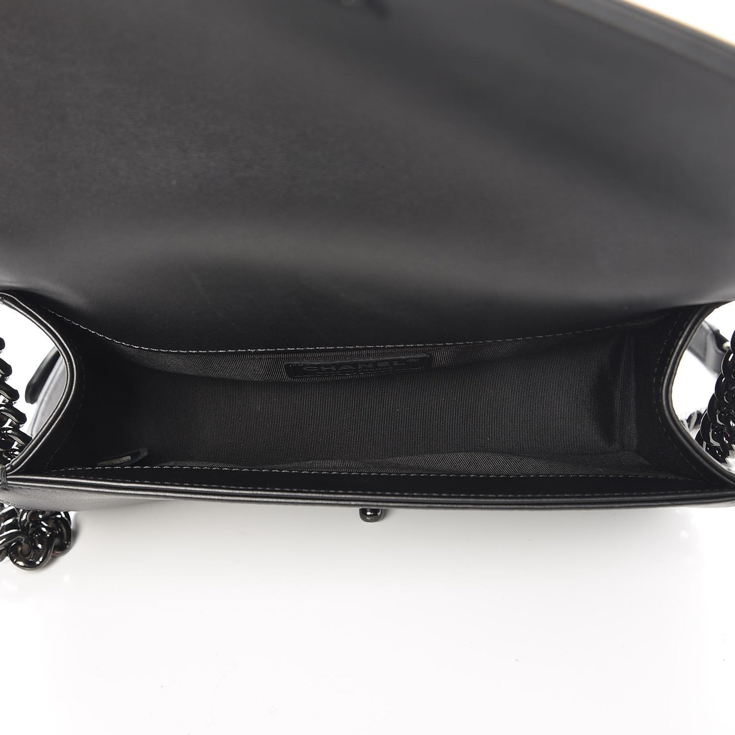 Calfskin Quilted Medium Boy Flap So Black