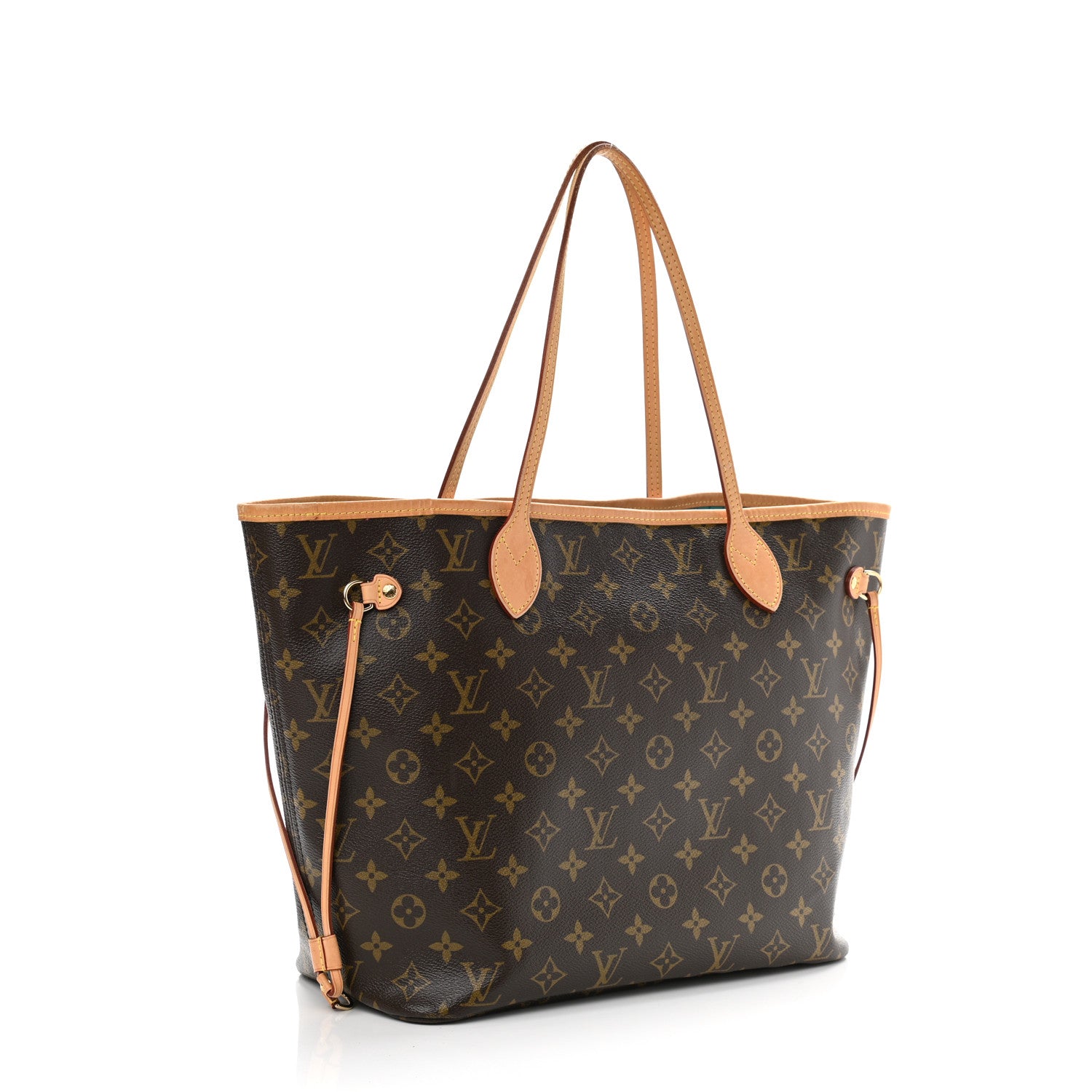 Louis Vuitton Monogram V Neverfull MM Turquoise 4 of 11