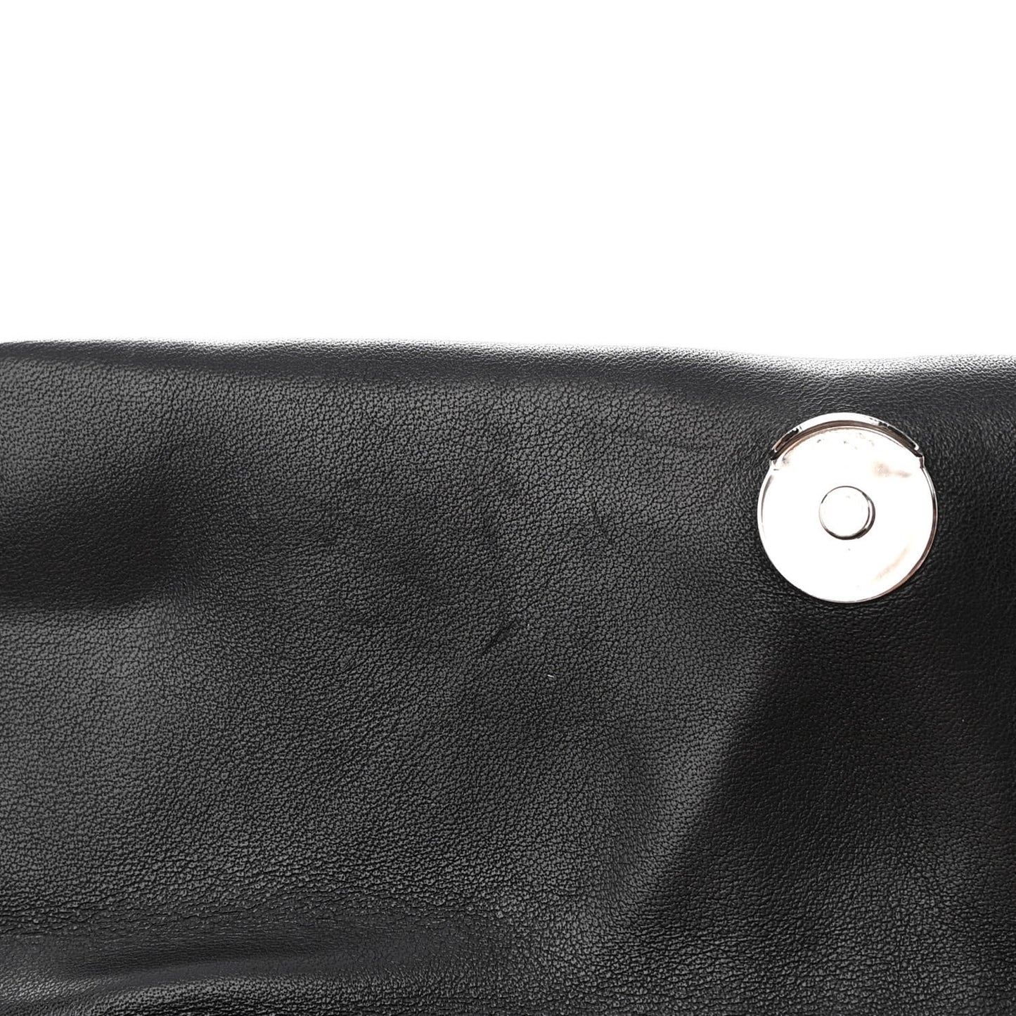 Calfskin Quilted Halo Crossbody Bag Black