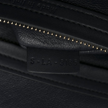 Celine Crocodile Embossed Nubuck Medium Phantom Luggage Navy Blue 8 of 12