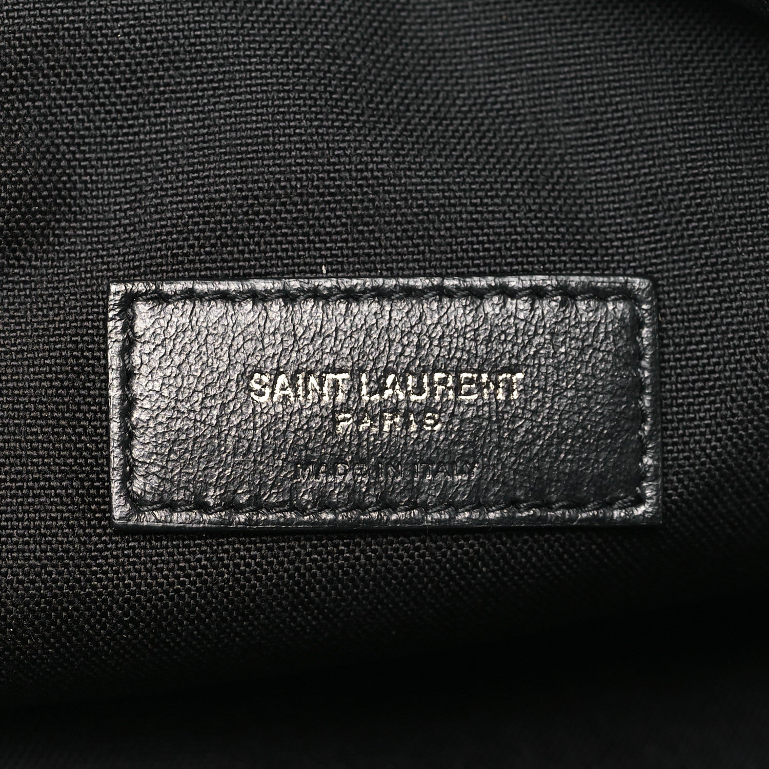 Saint Laurent Corduroy Leopard Print Belt Bag Beige Black 6 of 9