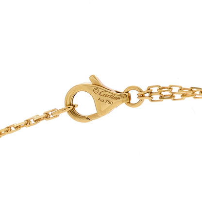 Cartier 18K Yellow Gold 2 Diamond LOVE Necklace 4 of 5