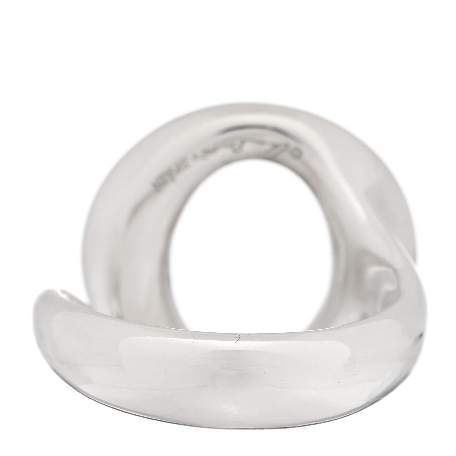 Tiffany Sterling Silver Elsa Peretti Sevillana Ring 54 7 3 of 4