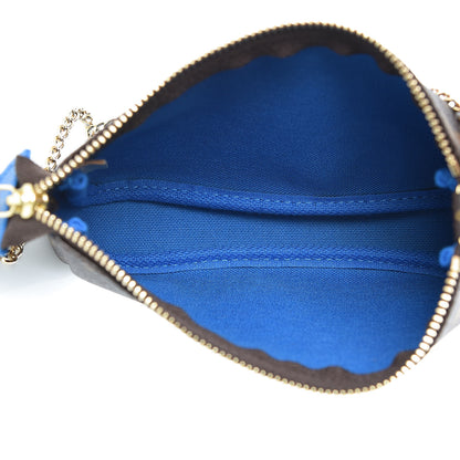 Louis Vuitton Monogram 2019 Christmas Animation Mini Venice Pochette Accessories Blue 5 of 8