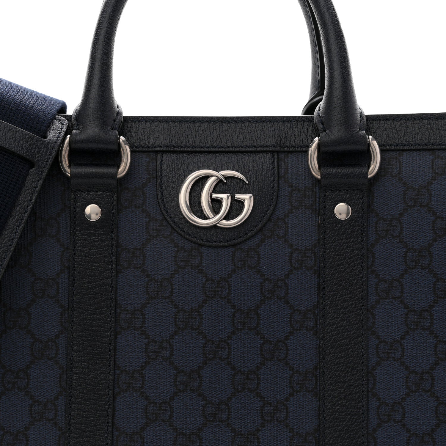 Gucci GG Supreme Monogram Textured Dollar Calfskin Large Ophidia