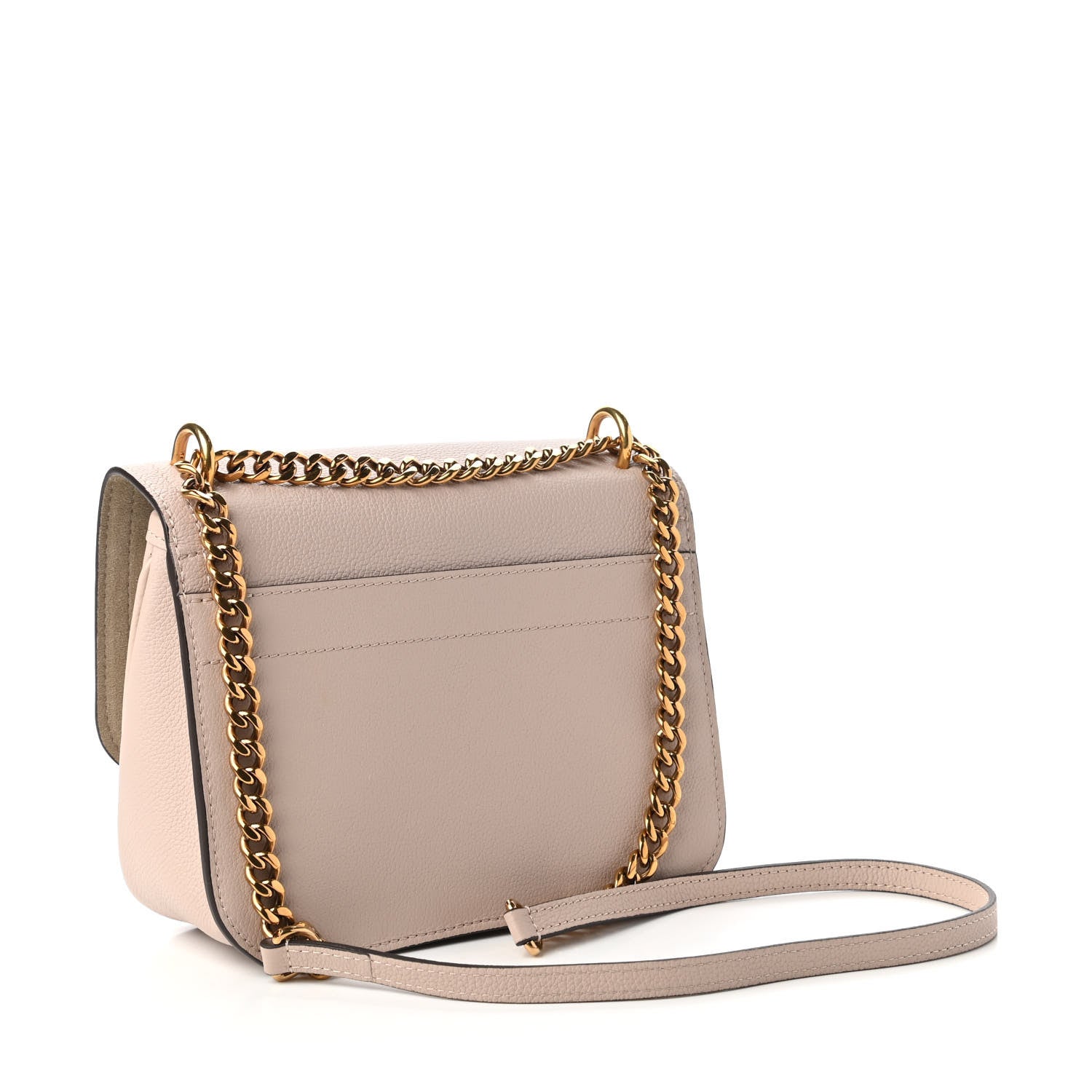 Louis Vuitton Grained Calfskin Lockme Chain Bag Greige 3 of 13