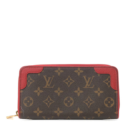 Louis Vuitton Monogram Retiro Zippy Wallet Cherry 1 of 7