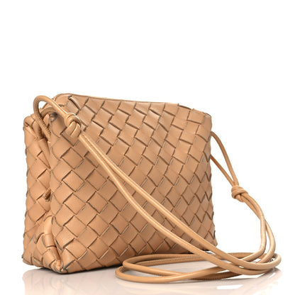 Bottega Veneta Nappa Intrecciato Small Loop Camera Bag Almond 3 of 12