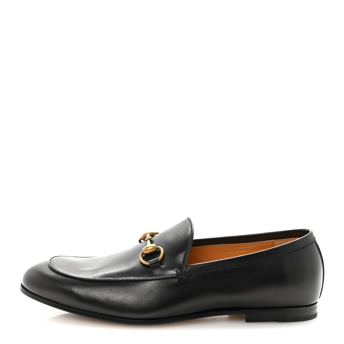 Calfskin Horsebit Mens Jordaan Loafers 7 Black